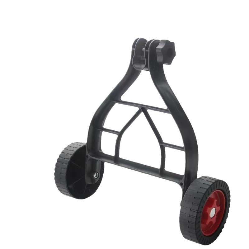 Accesoriu pentru roată de la mașina de tuns iarba cu cadru auxiliar — compatibil cu împingerea manuală, pentru unelte electrice cu baterie litiu și motoare pe benzină, marca Si qiongge