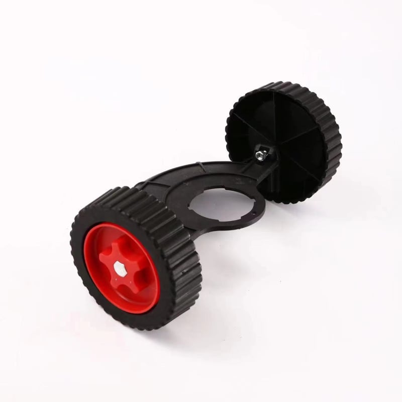 Accesoriu pentru roată de la mașina de tuns iarba cu cadru auxiliar — compatibil cu împingerea manuală, pentru unelte electrice cu baterie litiu și motoare pe benzină, marca Si qiongge