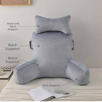 Възглавница за лумбална опора с плюшено покритие, пълнеж от полиестерно влакно, персонализирана обработка, модерен минималистичен стил