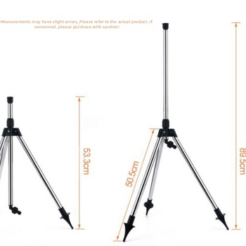 Σετ τρίποδη βάση για ψεκαστήρα από ανοξείδωτο ατσάλι με κινητή ακροφύσιο, χωρητικότητα 550 L, περιστροφή 360°