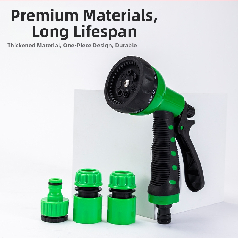 Yihu комплект пистолет за пръскане с 7 функции за миене на автомобил, поливане на градина и почистване на подове