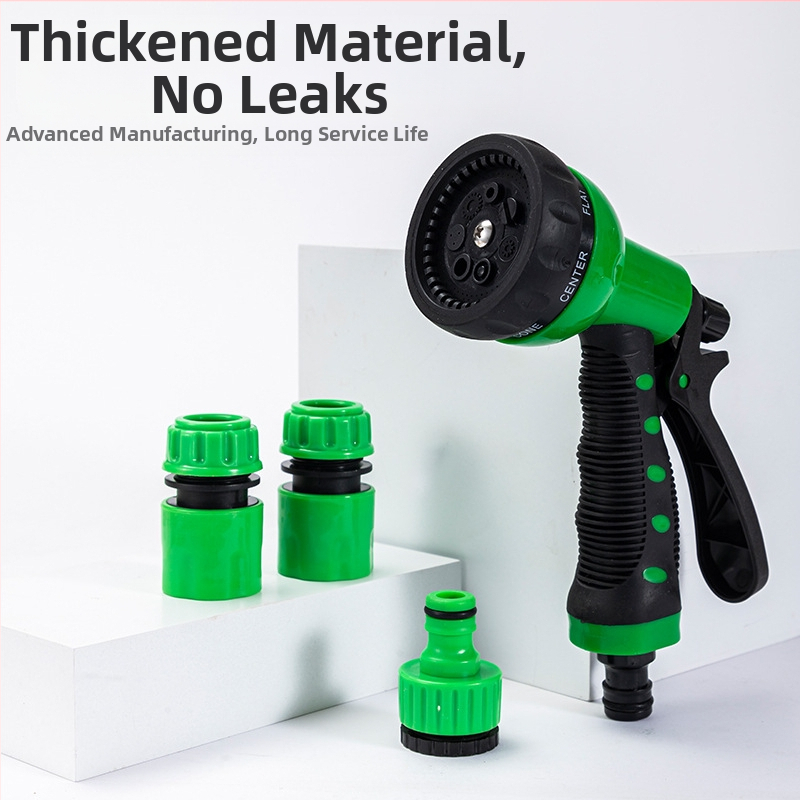 Yihu комплект пистолет за пръскане с 7 функции за миене на автомобил, поливане на градина и почистване на подове