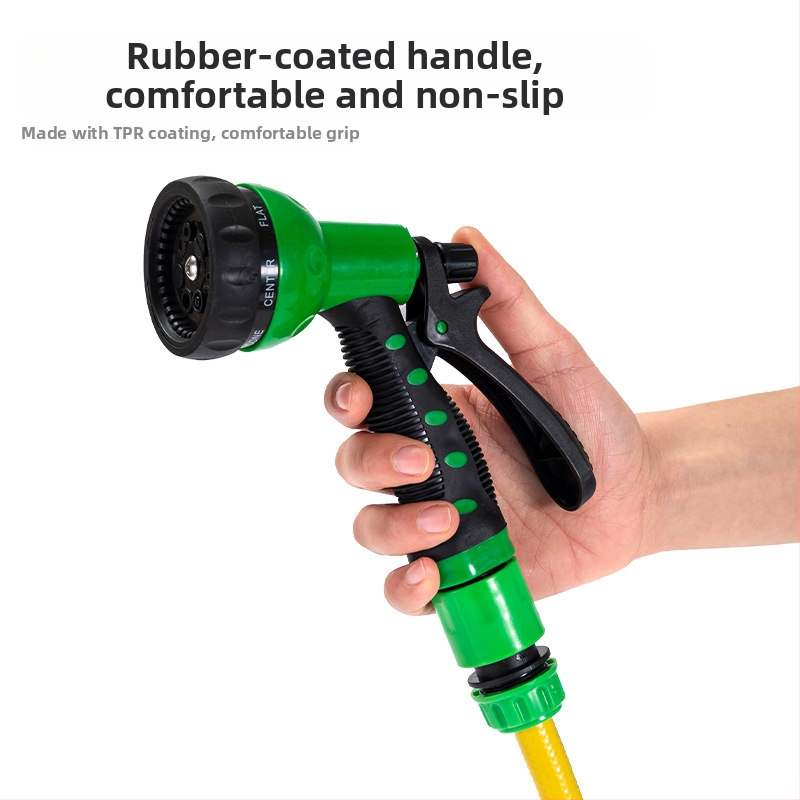 Yihu комплект пистолет за пръскане с 7 функции за миене на автомобил, поливане на градина и почистване на подове