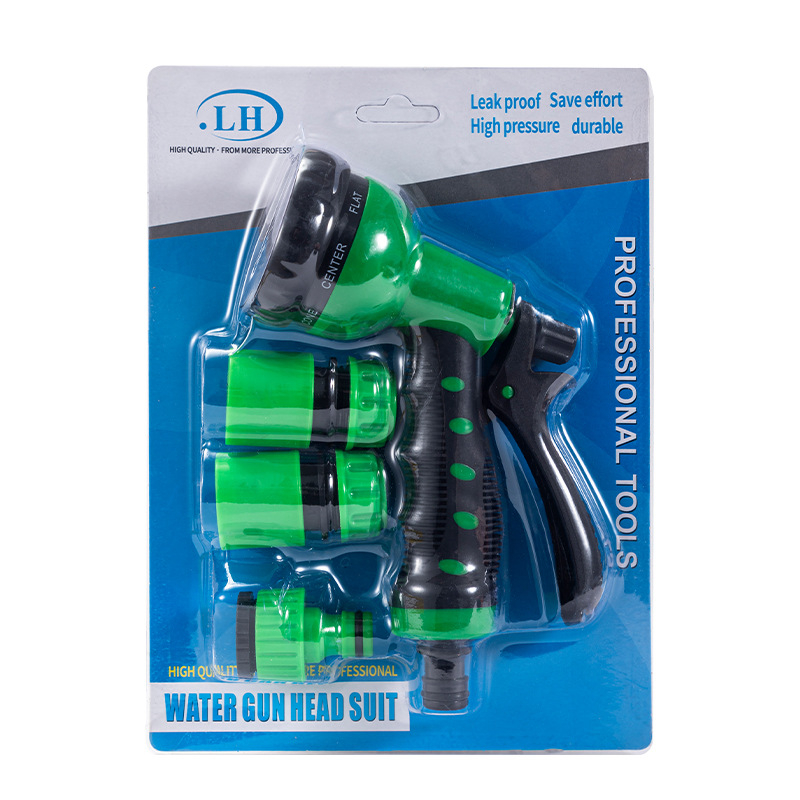 Σετ ψεκαστήρα νερού Yihu με 7 λειτουργίες για πλύσιμο αυτοκινήτου, πότισμα κήπου και καθάρισμα δαπέδων