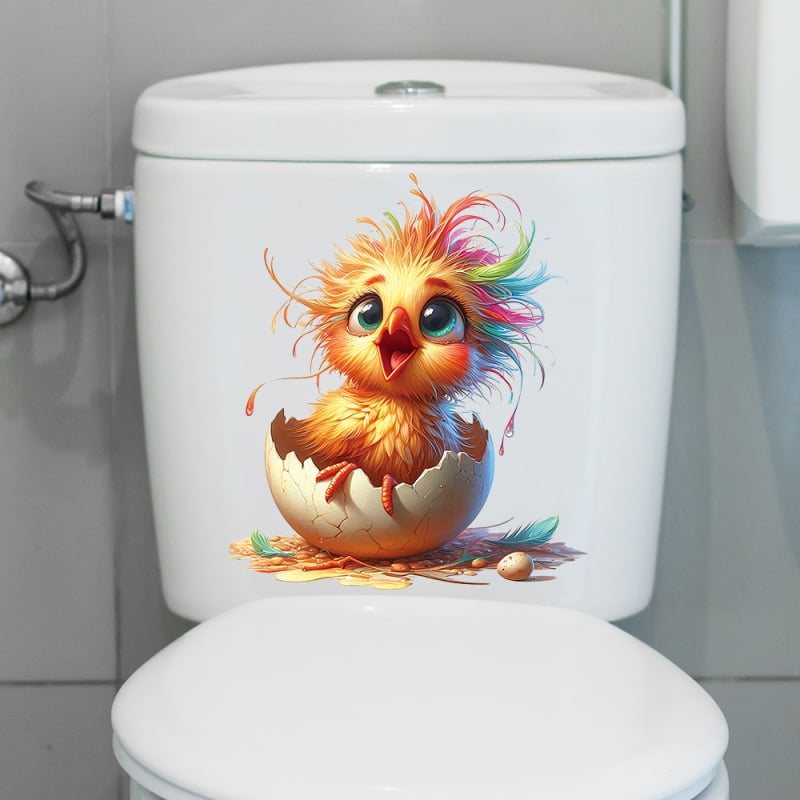 PVC αυτοκόλλητα τοίχου μπάνιου, μινιμαλιστικό στυλ, σχέδιο: Άλλο, κατάλληλα για μπάνιο και εμπορικούς χώρους, χωρίς προσαρμογή