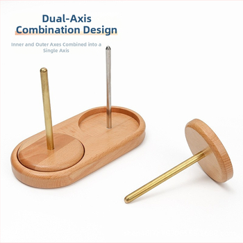 Ξύλινο ράφι κλωστής – μάρκα Shunjia, κυκλικός ξύλινος στύλος, μοντέρνο μινιμαλιστικό στυλ