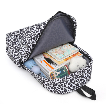 Σακίδιο μαθητών 3 σε 1, πολυεστέρας, αναπνεόμενο, ανθεκτικό στη φθορά, καμπύλοι ιμάντες ώμου, ριγέ μοτίβο, για γυμνάσιο