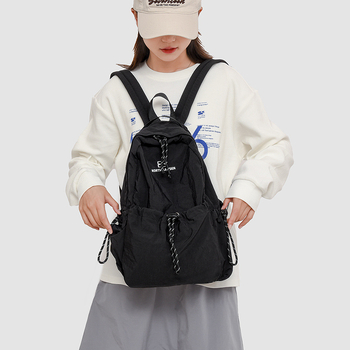 Γυναικείο σακίδιο πλάτης — Oxford ύφασμα, 20–35 L, χωράει φορητό υπολογιστή 14 ιντσών, καμπύλοι ιμάντες ώμου