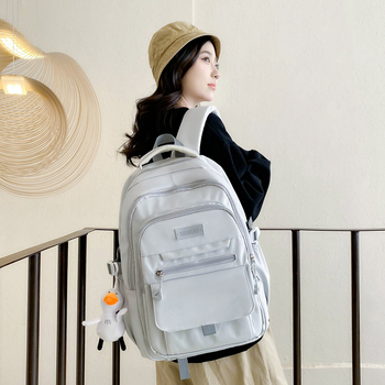 Unisex σακίδιο πλάτης για φορητό υπολογιστή 15 ιντσών, Oxford ύφανση, χωρητικότητα κάτω από 20 L, αναπνέοντες καμπύλοι ιμάντες ώμου, αστικός μινιμαλιστικός σχεδιασμός