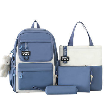 Σχολική σακίδιο από νάιλον, χωρητικότητα 36–55 L, συμβατή με φορητό 16 ίντσες, ιμάντες με αερό-μαξιλάρι, επένδυση πολυεστέρα