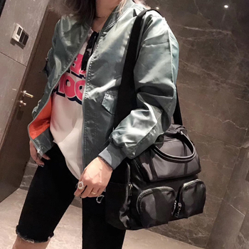 Σακίδιο πλάτης σε κορεατικό στυλ από νάιλον με πολλές θήκες – διαπνοή, αδιάβροχο, ανθεκτικό, στυλ δρόμου, εσωτερικό διαμέρισμα, unisex