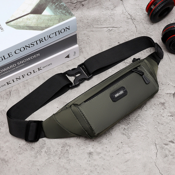 Vīriešu jostas soma, ielu stils, Oxford audums, aizsardzība pret zādzībām, zemestrīces izturība, slodzes samazināšana