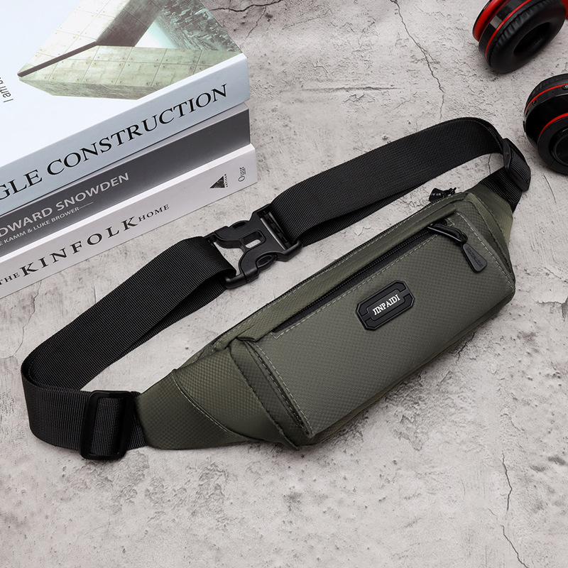 Vīriešu jostas soma, ielu stils, Oxford audums, aizsardzība pret zādzībām, zemestrīces izturība, slodzes samazināšana