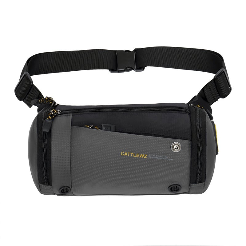 Мъжка презрамкова чанта, уличен стил, нейлон, полиестерна подплата, Sunshine Emperor, модел букви