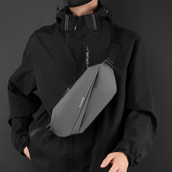 Мъжка чантичка за гърдите от найлон, водоустойчива и износоустойчива, асексуален стил