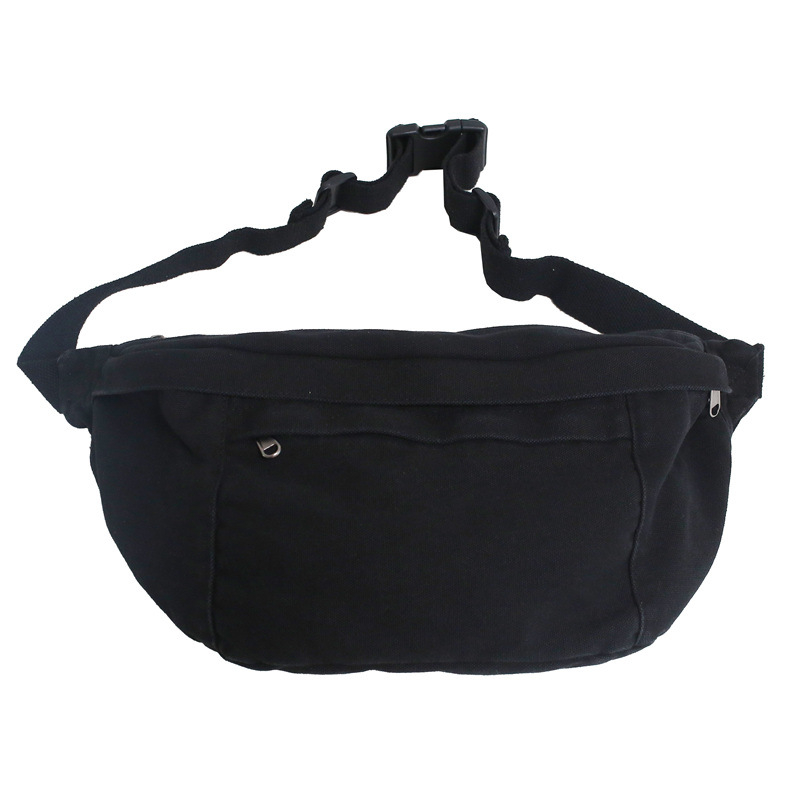 Платнена чанта през рамо – уличен стил, затваряне с цип, подплата от полиестер, вътрешен джоб с цип и джоб за телефон