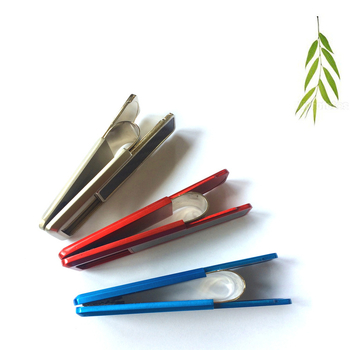 Пружинен монетник — Zhan Xin (неръждаема стомана 301; геометрична форма; персонализируема декоративна шарка)