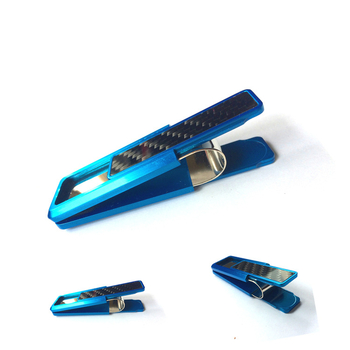 Пружинен монетник — Zhan Xin (неръждаема стомана 301; геометрична форма; персонализируема декоративна шарка)