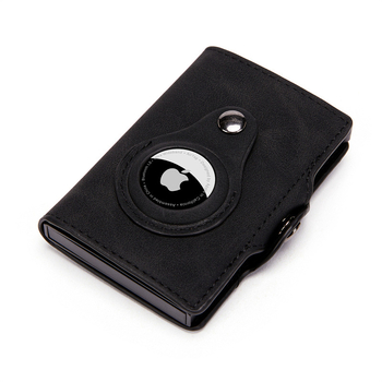 Θήκη καρτών από PU δέρμα με προστασία RFID, ελαστικός σχεδιασμός, συμβατός με Airtag, ουδέτερο για άνδρες και γυναίκες, καθημερινή χρήση; εσωτερική δομή 23721415226