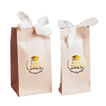 Etichete de sigilare pentru absolvire, formă rotundă, etichete PET autoadezive pentru ambalare, origine din Suzhou, personalizare disponibilă