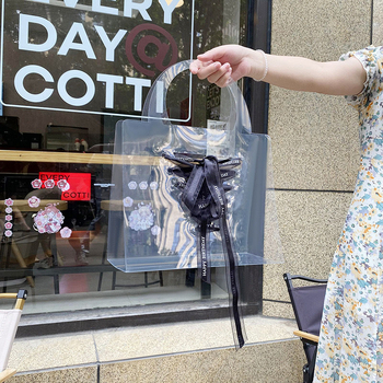 Huiyuge PVC odos gėlių puokštės dovanų maišelis — prieinamas komplektuose 1, 3, 5 arba 10