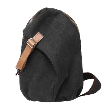 Платнена мъжка чанта за кръст — уличен стил, дишаща подплата от полиестер