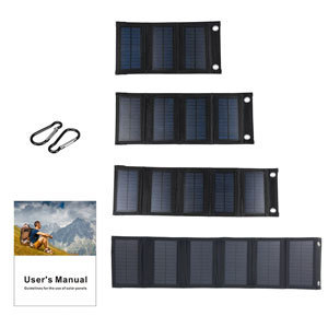 Портативно слънчево сгъваемо зарядно 8W/10W/12W/14W с USB/5V изход, водоустойчиво, модел Pz-230723-8w, Pinchuang Energy