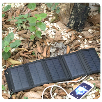 Портативно слънчево сгъваемо зарядно 8W/10W/12W/14W с USB/5V изход, водоустойчиво, модел Pz-230723-8w, Pinchuang Energy
