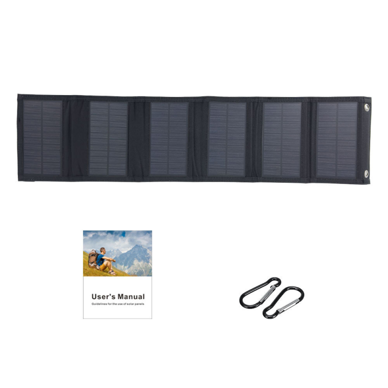 Портативно слънчево сгъваемо зарядно 8W/10W/12W/14W с USB/5V изход, водоустойчиво, модел Pz-230723-8w, Pinchuang Energy