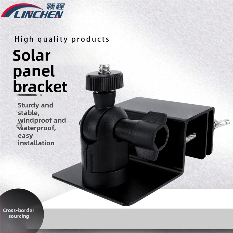 Saulės energijos panelių laikiklis stogo kraštui ir lietvamzdžiui – aliuminio lydinio pagrindas, atsparus vandeniui paviršius, svoris 119 g, Range prekės ženklas