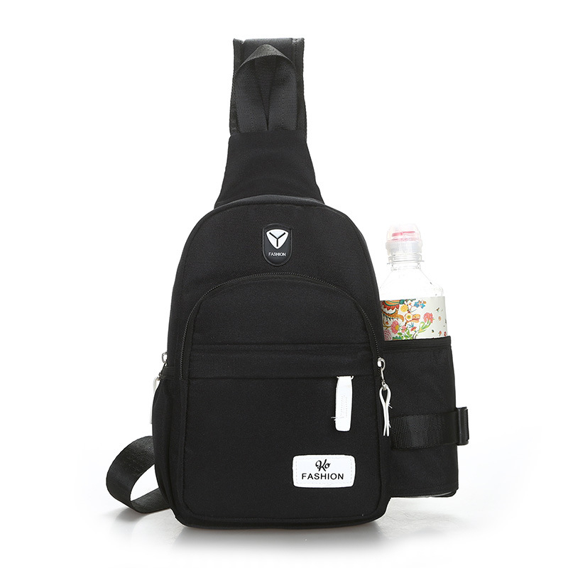 Oxford szövetből készült crossbody táska, kompakt kialakítás cipzárral, poliészter bélés, mindennapi használatra