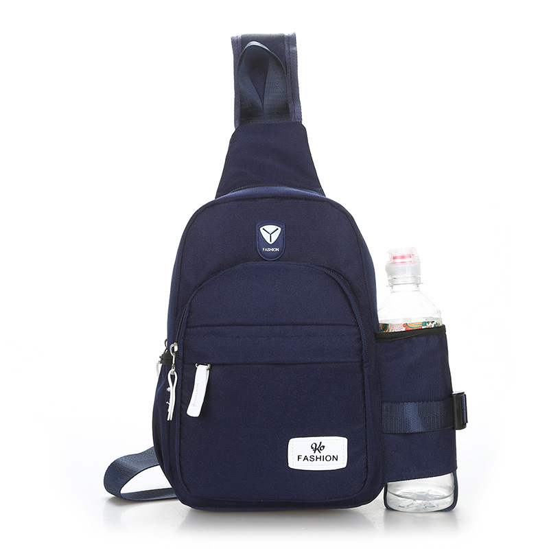 Oxford szövetből készült crossbody táska, kompakt kialakítás cipzárral, poliészter bélés, mindennapi használatra