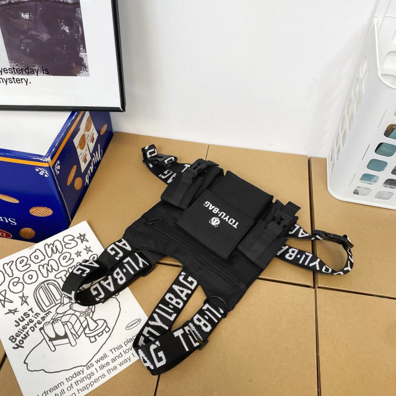 Унисекс чантичка за гърдите – уличен стил, многофункционална чанта, Oxford плат, цип, модел 6019 Tactical Pack