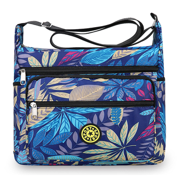 Feisha Τσάντα στον ώμο — Oxford ύφασμα, οριζόντιο τετράγωνο σχήμα, φερμουάρ, επένδυση πολυεστέρα