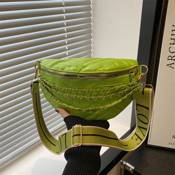 Γυναικεία τσάντα ώμου- crossbody, PU υλικό, εσωτερική επένδυση από νάιλον, οριζόντιου τετράγωνου σχήματος, φερμουάρ για το άνοιγμα, εσωτερικό τσεπάκι με φερμουάρ