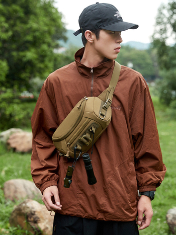 Θωρακική τσάντα από ύφασμα Oxford, αδιάβροχη, ουδέτερου φύλου, για υπαίθρια αθλήματα, χωρητικότητα κάτω από 20 L