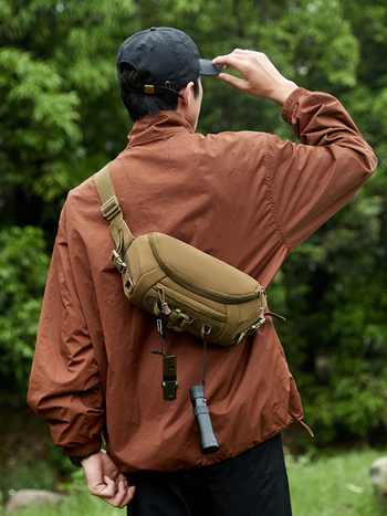 Θωρακική τσάντα από ύφασμα Oxford, αδιάβροχη, ουδέτερου φύλου, για υπαίθρια αθλήματα, χωρητικότητα κάτω από 20 L