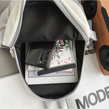 Мъжка гръдна чанта в стил Street trend, платно, издръжлива на износване, с буквена шарка и полиестрова подплата