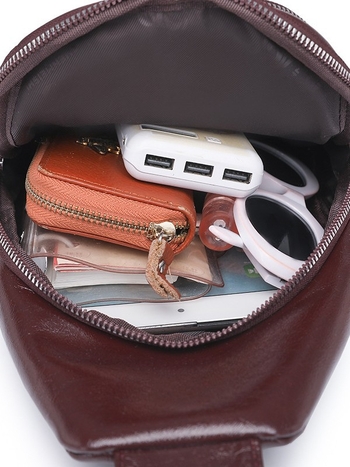 Кръстосана чанта за дами с голям капацитет, водоустойчива повърхност, бродерия, PU матеріал, ципово затваряне