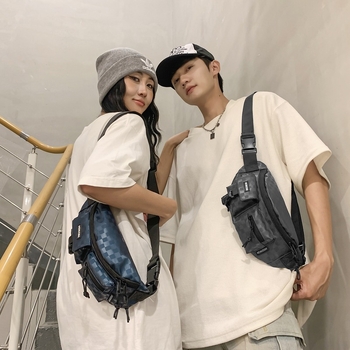 Unisex Διασταυρούμενο Τσαντάκι – Υλικό PU, Λουρί με Αερόσωση, Εσωτερική Επένδυση Πολυεστέρα, Για Υπαίθριες Δραστηριότητες