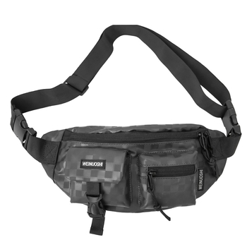 Unisex Διασταυρούμενο Τσαντάκι – Υλικό PU, Λουρί με Αερόσωση, Εσωτερική Επένδυση Πολυεστέρα, Για Υπαίθριες Δραστηριότητες