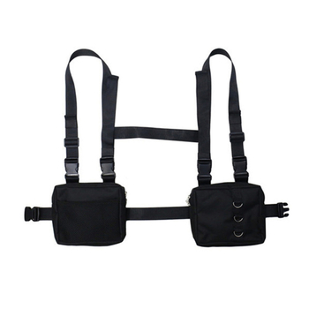 Мъжка чанта за гърди с презрамка, уличен стил, платнена, устойчивост на износване, модел ZY0007 (Уличен стил, Материал: платно, Функция: износоустойчивост, Модел: ZY0007)