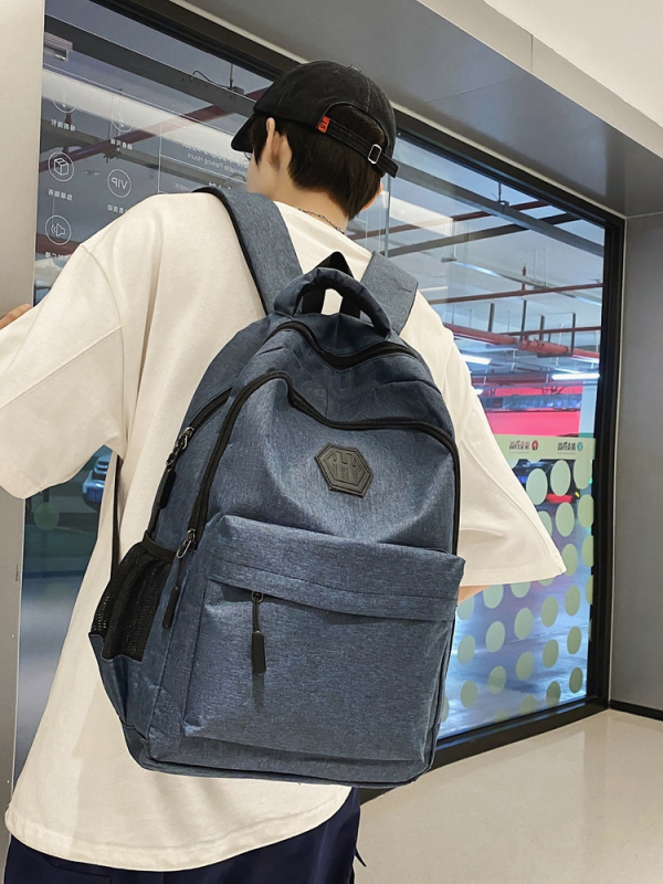 Rucsac bărbăteș în stil coreean, casual pentru școală și călătorii, 20–35 L, nailon, compatibil cu laptop de 14 inch, protecție a coloanei, bretele cu pernă de aer