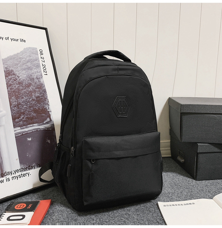 Rucsac bărbăteș în stil coreean, casual pentru școală și călătorii, 20–35 L, nailon, compatibil cu laptop de 14 inch, protecție a coloanei, bretele cu pernă de aer