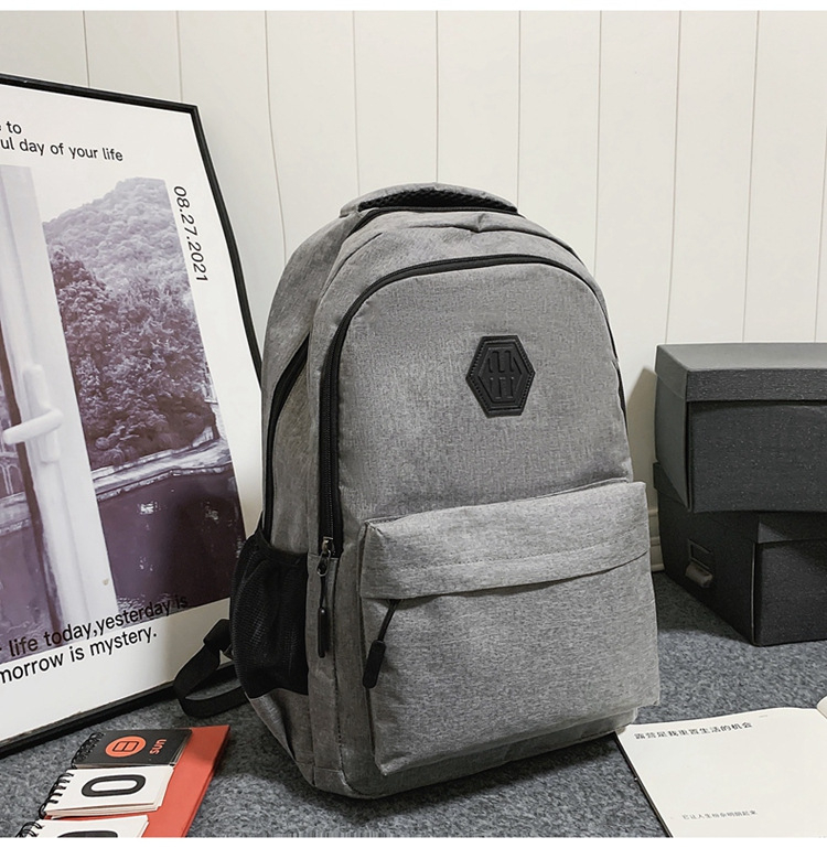 Rucsac bărbăteș în stil coreean, casual pentru școală și călătorii, 20–35 L, nailon, compatibil cu laptop de 14 inch, protecție a coloanei, bretele cu pernă de aer