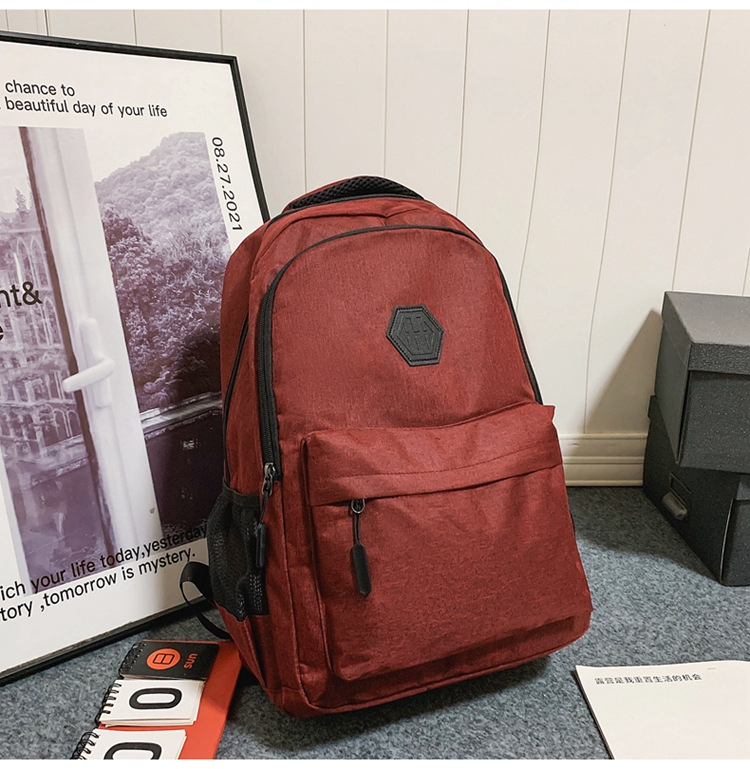 Rucsac bărbăteș în stil coreean, casual pentru școală și călătorii, 20–35 L, nailon, compatibil cu laptop de 14 inch, protecție a coloanei, bretele cu pernă de aer