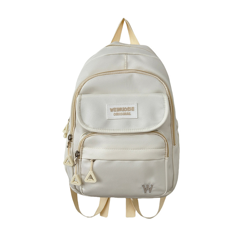 Σακίδιο σε στυλ Κορεατικό Χαρατζούκου, μεγάλη χωρητικότητα, αδιάβροχο νάιλον, καμπύλες ιμάντες ώμου, στυλ campus, για γυναίκες