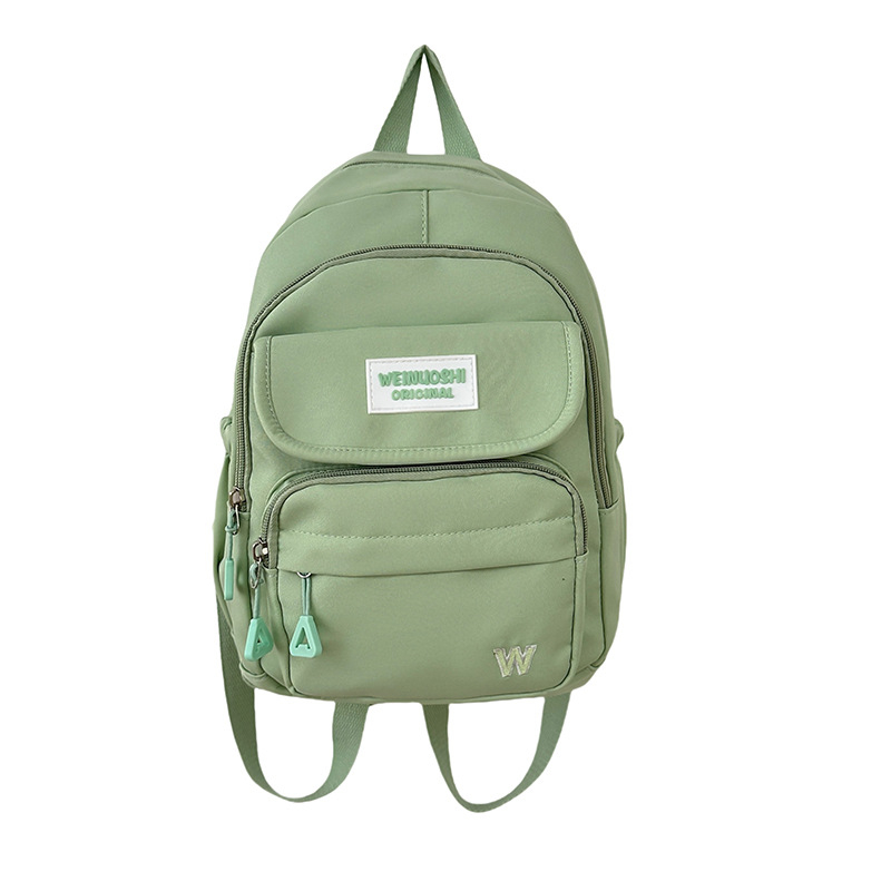 Σακίδιο σε στυλ Κορεατικό Χαρατζούκου, μεγάλη χωρητικότητα, αδιάβροχο νάιλον, καμπύλες ιμάντες ώμου, στυλ campus, για γυναίκες