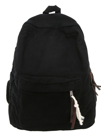 Σακίδιο από καμβά, λογοτεχνικό στυλ, αδιάβροχο, συμβατό με φορητό 14 ιντσών, καμπύλος ιμάντας ώμου