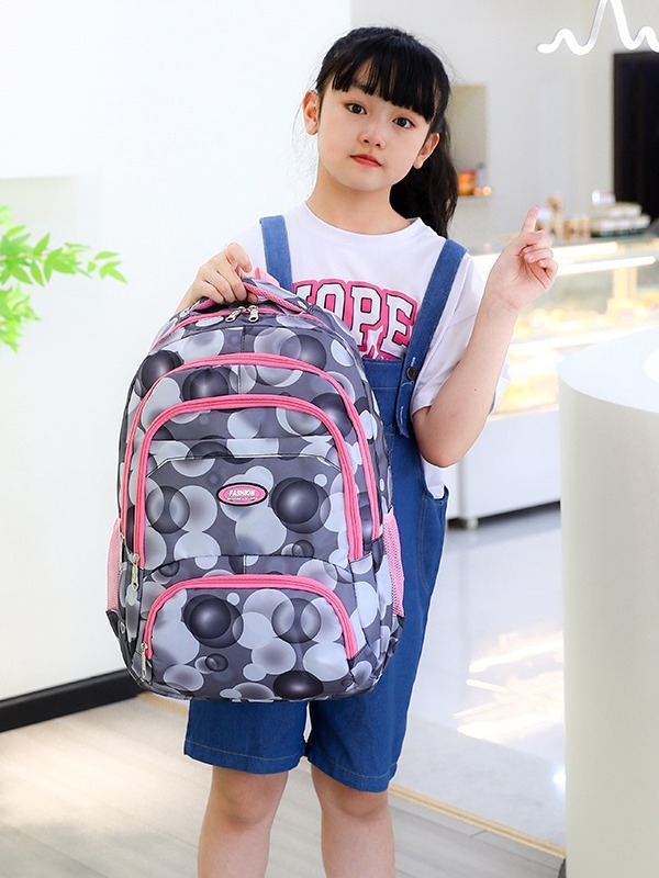 Unisex σακίδιο για μαθητές γυμνασίου – υλικό από μετάξι, καμπύλοι ιμάντες ώμου, παιδικό χαριτωμένο στυλ